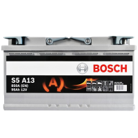 Автомобильный аккумулятор BOSCH Start-Stop AGM 95Ah 850A R+ S5 A13 - 0092S5A130