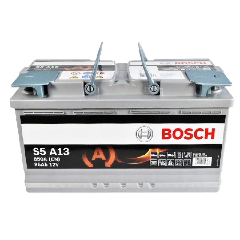 Автомобільний акумулятор BOSCH Start-Stop AGM 95Ah 850A R+ S5 A13 - 0092S5A130