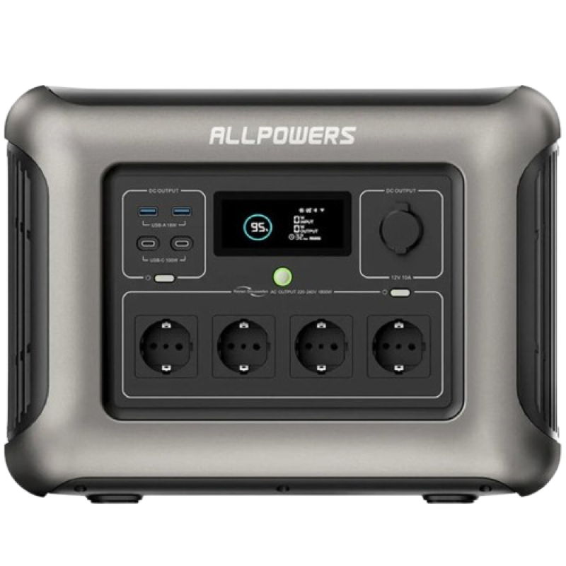 Портативная зарядная станция ALLPOWERS R1500 1800Вт LiFePO4