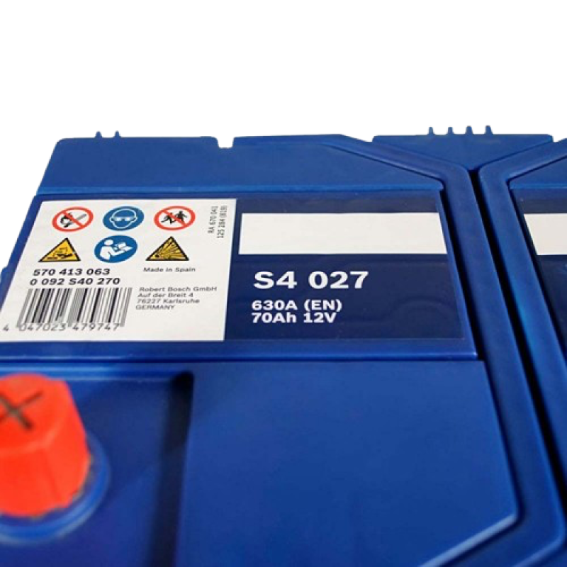 Автомобильный аккумулятор BOSCH 70Ah 630A L+ S4 027 - 0092S40270
