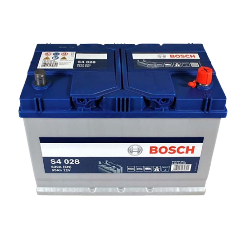 Автомобильный аккумулятор BOSCH 95Ah 830A R+ S4 028 - 0092S40280