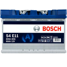 Автомобильный аккумулятор BOSCH Start-Stop EFB 80Ah 800A R+ S4 E11 - 0092S4E111