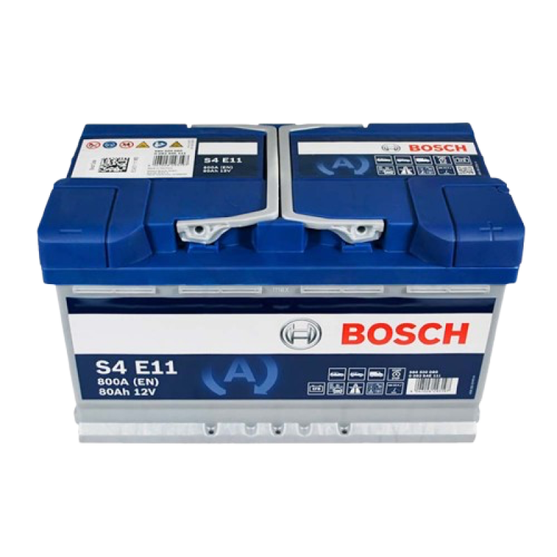 Автомобильный аккумулятор BOSCH Start-Stop EFB 80Ah 800A R+ S4 E11 - 0092S4E111