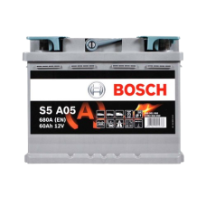 Автомобильный аккумулятор BOSCH Start-Stop AGM 60Ah 680A R+ S5 A05 - 0092S5A050