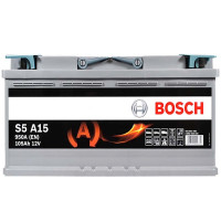 Автомобільний акумулятор BOSCH Start-Stop AGM 105Ah 950A R+ S5 A15 -  0092S5A150