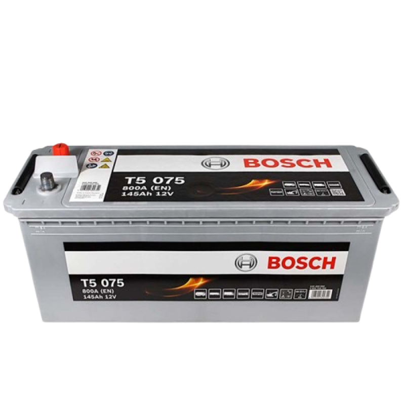 Грузовой аккумулятор BOSCH 145Ah 800A L+ T5 075 - 0092T50750