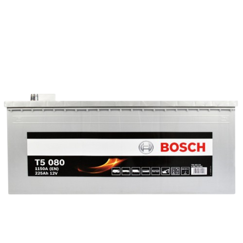 Грузовой аккумулятор BOSCH 225Ah 1150A L+ T5 080-0092T50800