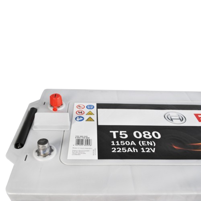 Грузовой аккумулятор BOSCH 225Ah 1150A L+ T5 080-0092T50800