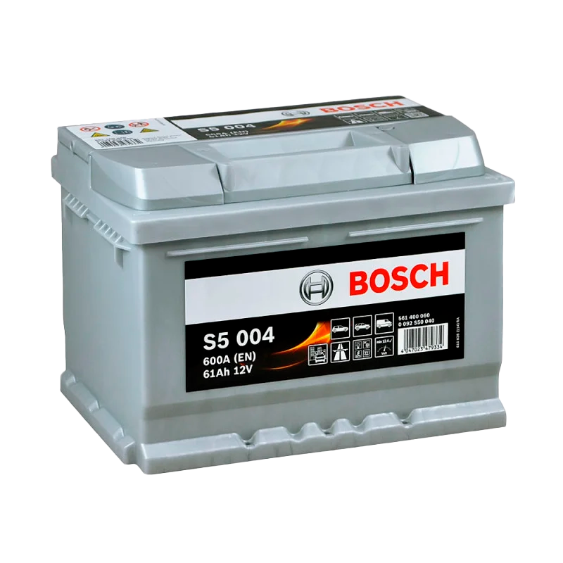 Автомобильный аккумулятор BOSCH 61Ah 600A R+ S5 004-0092S50040