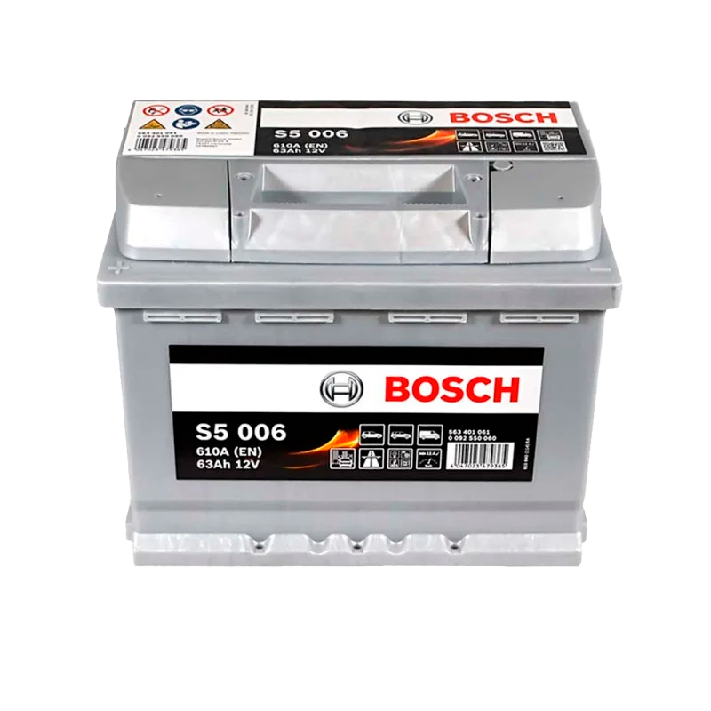 Автомобильный аккумулятор BOSCH 63Ah 610A L+ S5 006-0092S50060