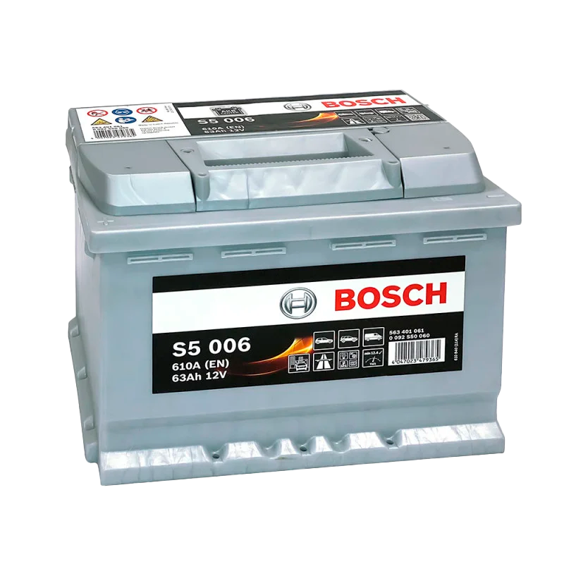 Автомобильный аккумулятор BOSCH 63Ah 610A L+ S5 006-0092S50060