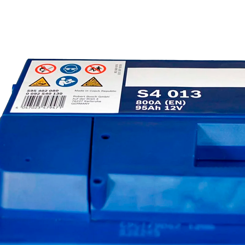 Автомобильный аккумулятор BOSCH 95Ah 800A R+ S4 013-0092S40130