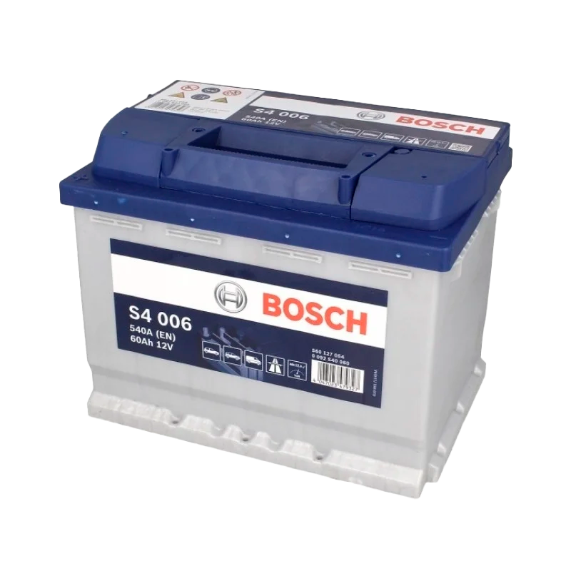 Автомобильный аккумулятор BOSCH 60Ah 540A L+ S4 006 - 0092S40060