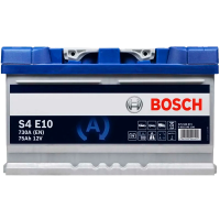 Автомобільний акумулятор BOSCH Start-Stop EFB 75Ah 730A R+ S4 E10 - 0092S4E100