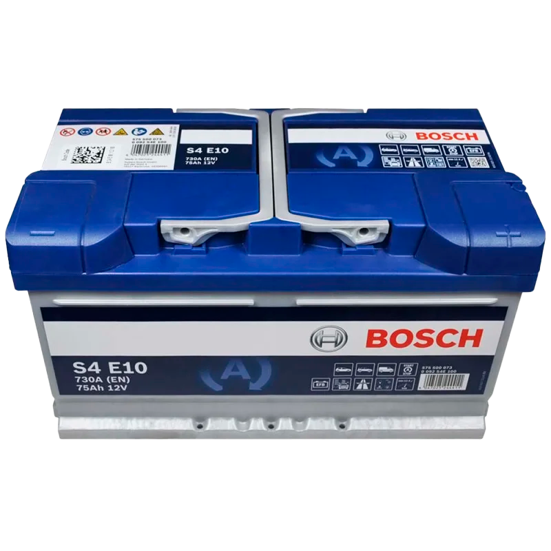 Автомобильный аккумулятор BOSCH Start-Stop EFB 75Ah 730A R+ S4 E10-0092S4E100