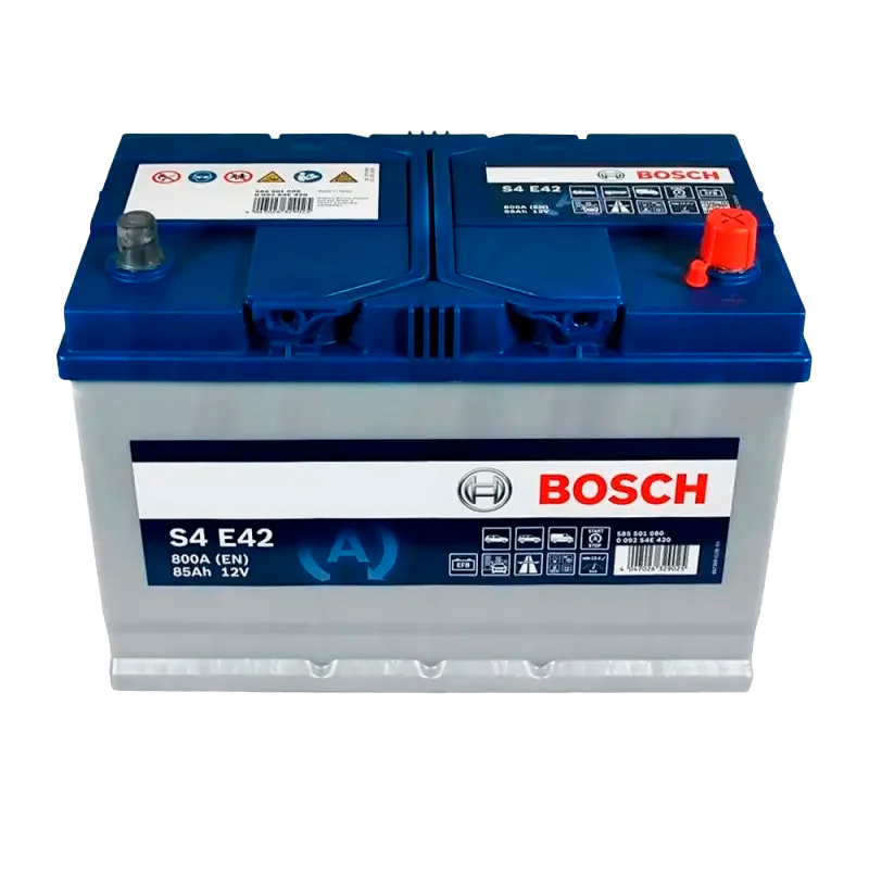 Автомобильный аккумулятор BOSCH Start-Stop EFB 85Ah 800A R+ S4 E42 - 0092S4E420