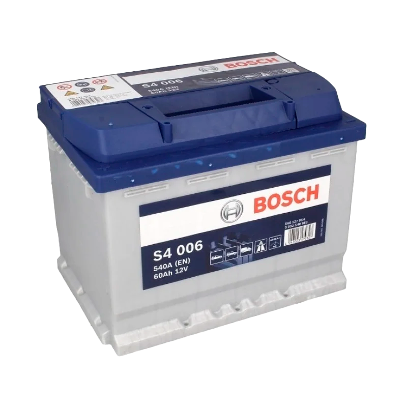 Автомобильный аккумулятор BOSCH 60Ah 540A L+ S4 006 - 0092S40060