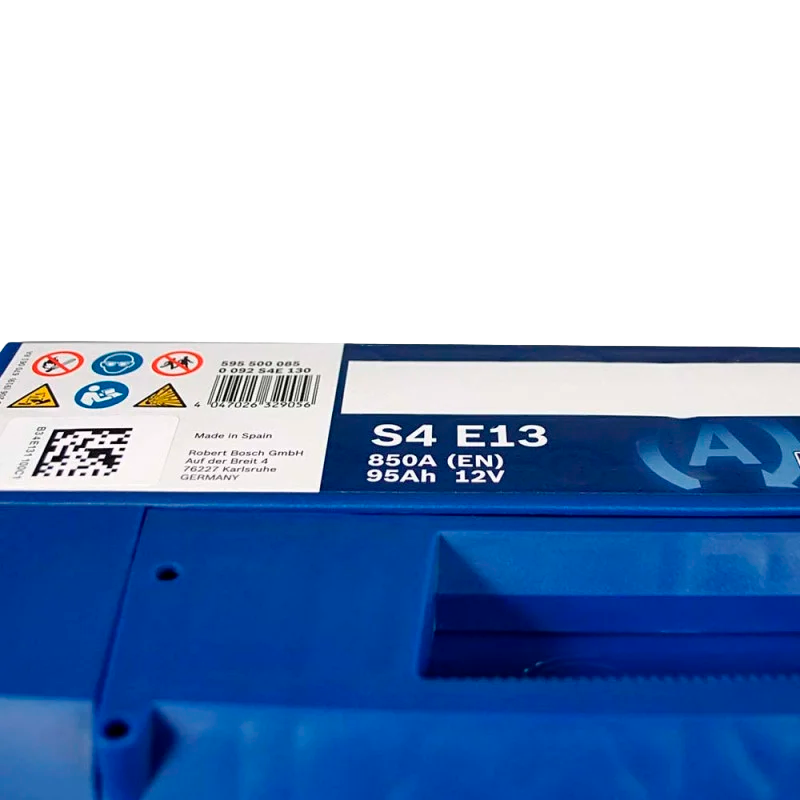 Автомобильный аккумулятор BOSCH Start-Stop EFB 95Ah 850A R+ S4 E13 - 0092S4E130