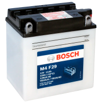 Мото аккумулятор BOSCH 11Ah 90A (M4F29) – 0092M4F290