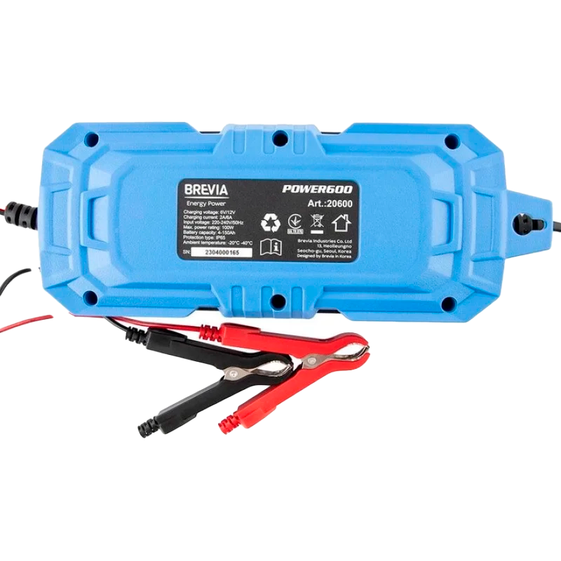 Зарядний пристрій для акумулятора Brevia Power400 6V/12V, 4A