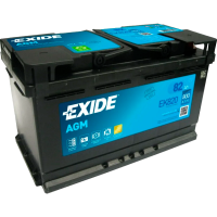 Автомобильный аккумулятор EXIDE Start-Stop AGM EK820 82Ah 800A R+