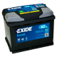 Автомобильный аккумулятор EXIDE Excell EB620 62Ah 540A R+