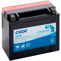 Мото акумулятор EXIDE AGM 18Ah 270A (ETX20H-BS)