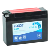 Мото аккумулятор EXIDE AGM 2,3Ah 35A (ET4B-BS)