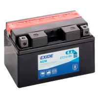 Мото акумулятор EXIDE AGM 8,6Ah 145A (ETZ10-BS)