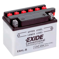 Мото аккумулятор EXIDE CONVENTIONAL 4Ah 50A (EB4L-B)