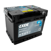 Автомобильный аккумулятор EXIDE Premium EA640 64Ah 640A R+