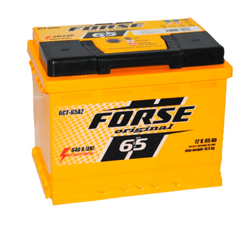 Автомобильный аккумулятор FORSE 65Ah 640A L+