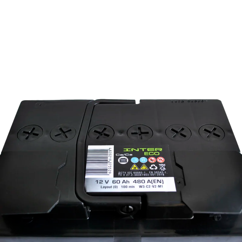 Автомобильный аккумулятор INTER Eco 60Ah 480A R+