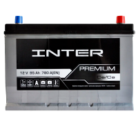 Автомобильный аккумулятор INTER Premium Asia 95Ah 780A R+