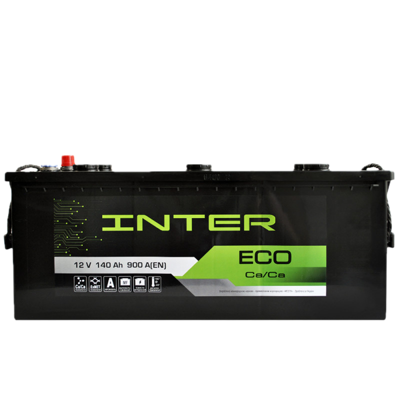 Грузовой аккумулятор INTER Eco 140Ah 900A L+