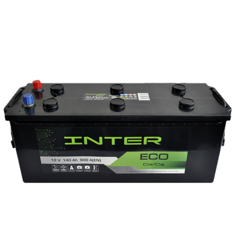 Грузовой аккумулятор INTER Eco 140Ah 900A L+