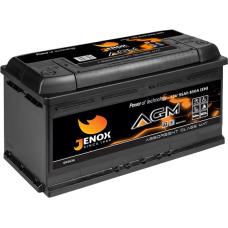 Автомобильный аккумулятор JENOX AGM 95Ah 850A R+