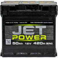 Автомобільний акумулятор JET POWER 50Ah 420A L+