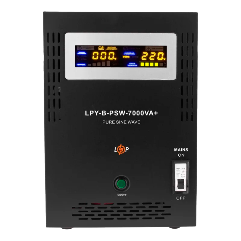 ИБП с правильной синусоидой 48V LPY-B-PSW-7000VA+(5000Вт) 10A/20A - 6616
