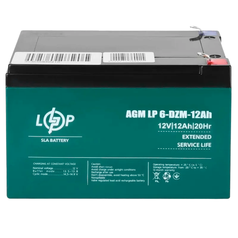 Аккумулятор тяговый LOGIC POWER LP 6-DZM-12 Ah