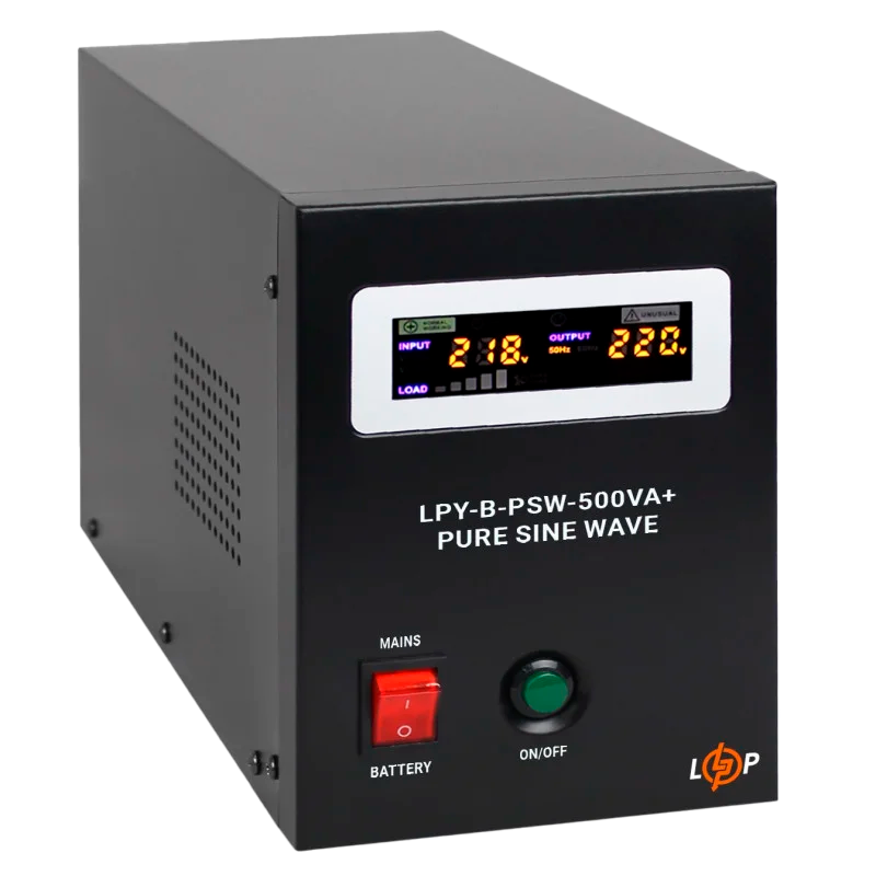 ИБП с правильной синусоидой 12V LPY-B-PSW-500VA+ (350Вт) 5A/10A - 4149
