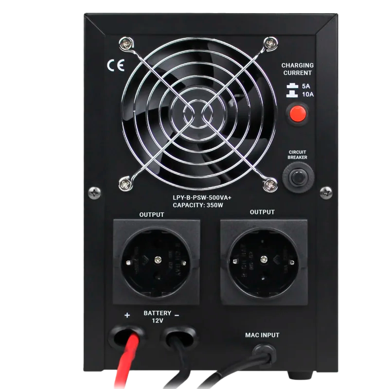 ИБП с правильной синусоидой 12V LPY-B-PSW-500VA+ (350Вт) 5A/10A - 4149