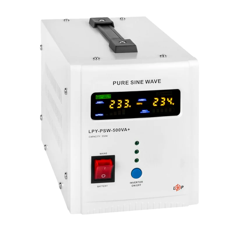 ИБП с правильной синусоидой 12V LPY-B-PSW-500VA+ (350Вт) 5A/10A - 4152