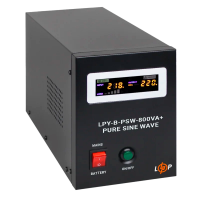 ДБЖ з правильною синусоїдою 12V LPY-B-PSW-800VA+(560Вт) 5A/15A - 4150
