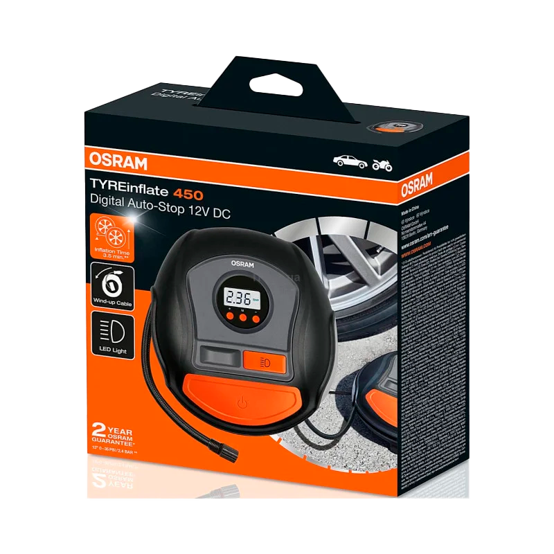 Автомобильный компрессор Osram OTI450