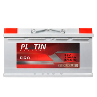 Автомобільний акумулятор PLATIN Pro MF 100Ah 870A R+