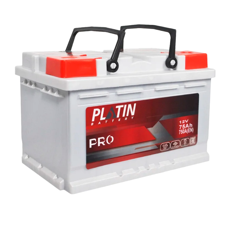 Автоаккумулятор PLATIN Pro MF 75Ah 750A R+
