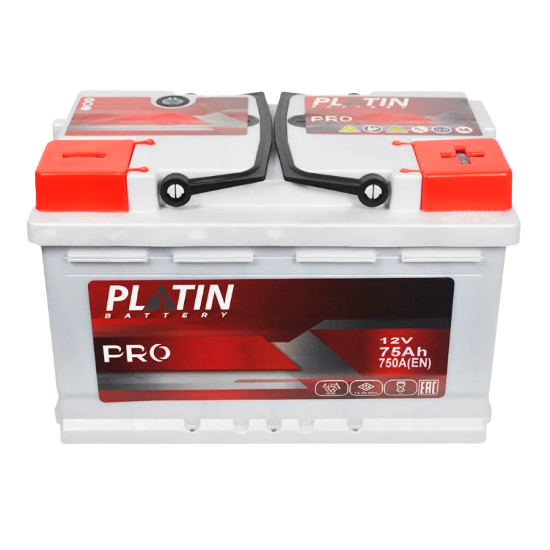 Автоаккумулятор PLATIN Pro MF 75Ah 750A R+