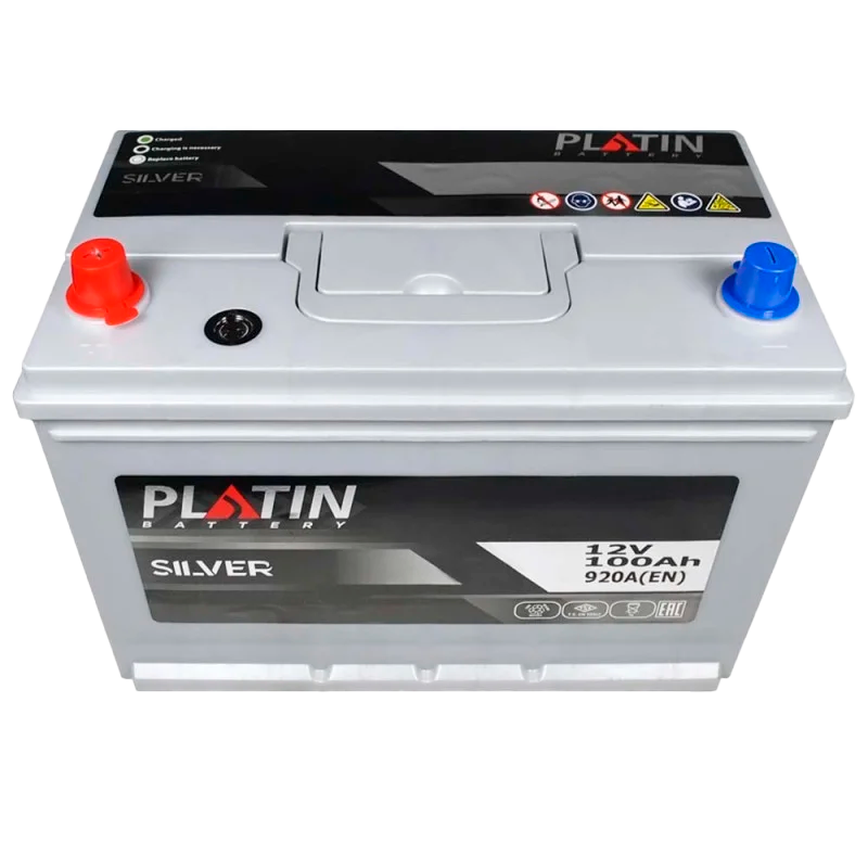 Автомобильный аккумулятор PLATIN Silver Asia SMF 100Ah 920A L+