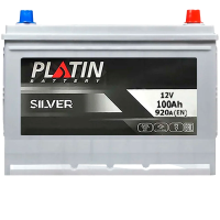 Автомобільний акумулятор PLATIN Silver Asia SMF 100Ah 920A R+